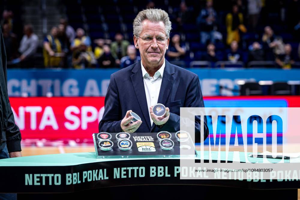 Basketball Berlin, October 19, 2026; 2026–2027 Season; Netto BBL Cup Round of 16; Alba Berlin; BMA365; Bamberg Baskets; Quarterfinal Draw; Dr. Stefan Holz; Frankfurt