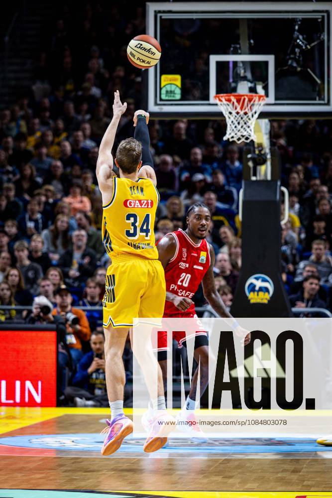 Basketball Berlin, October 19, 2026; 2026–2027 Season; Netto BBL Cup Round of 16; Alba Berlin; BMA365; Bamberg Baskets; Quarterfinal Draw; Justin Bean; Alba Berlin, No. 34
