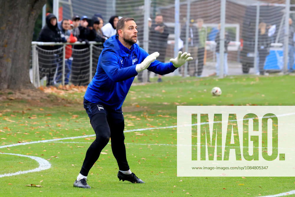 Germany, Soccer, 2. Bundesliga, 2026–2027 season, Sportforum, Hertha BSC, Training: Marius Gersbeck, Hertha BSC Berlin 35, 2nd Division, DFB and DFL regulations prohibit any use of photographs as image sequences and or quasi-video. nordphoto GmbH, Engler, Berlin, Sportforum, Berlin, Germany