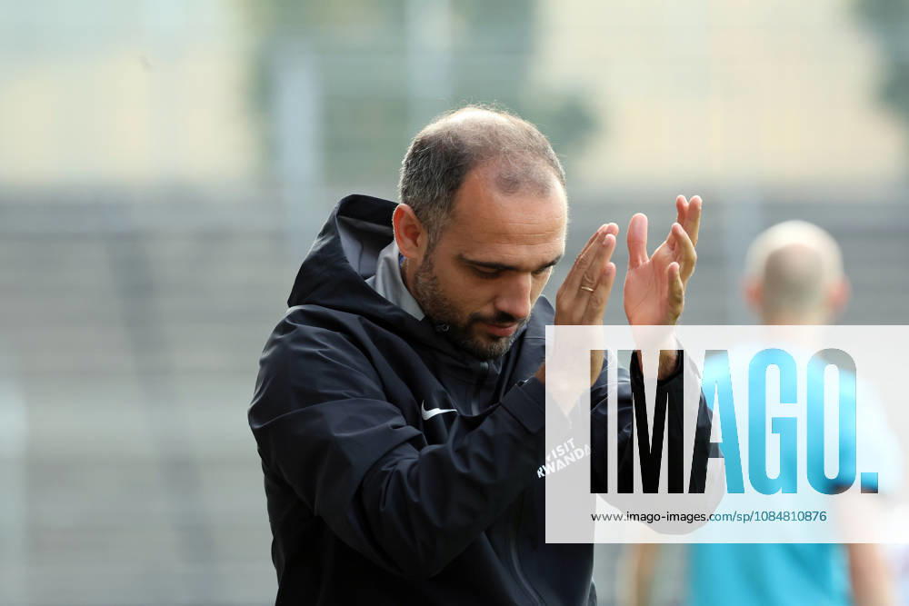 U19 VfB Stuttgart vs. U19 Atlético Madrid Germany, Stuttgart, October 20, 2026, Soccer, UEFA Youth League, 2026–2027 season, VfB Stuttgart U19 vs. Atlético Madrid U19; Pedro Moya, Coach of Atlético Madrid U19