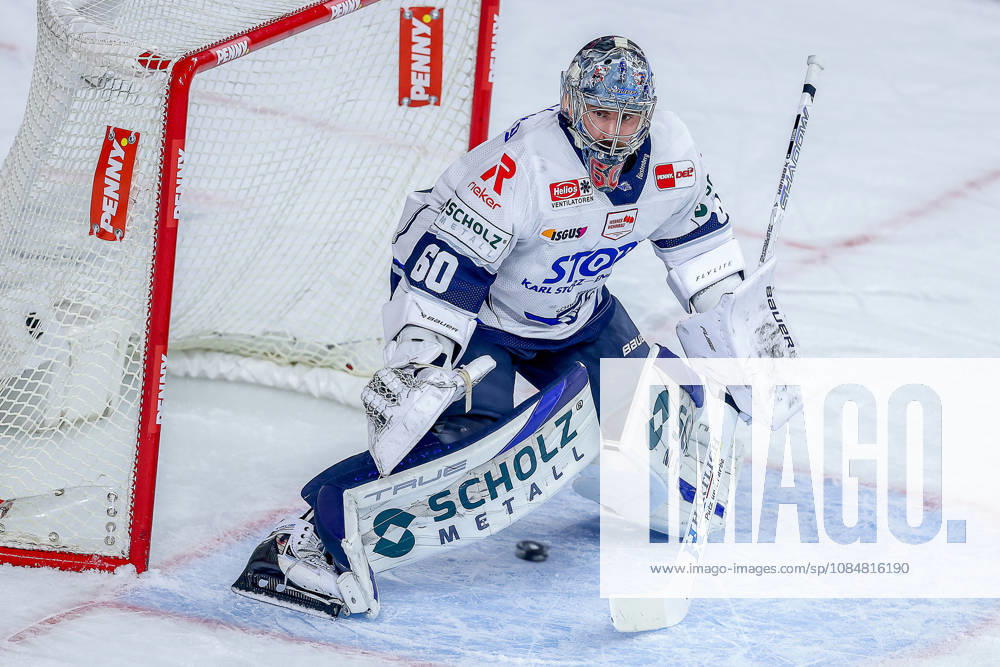 Ice Hockey, DEL, Kölner Haie vs. Schwenninger Wild Wings, Matchday 49, 2026–27 Season, Lanxess Arena, Cologne, Joacim Eriksson, SWW, 60, North Rhine-Westphalia, Germany