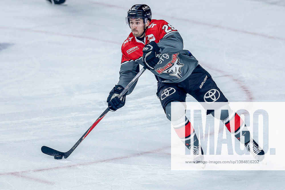 Ice Hockey, DEL, Kölner Haie vs. Schwenninger Wild Wings, Matchday 49, 2026–27 Season, Lanxess Arena, Cologne; Tim Fleischer, Kölner Haie, 29, North Rhine-Westphalia, Germany