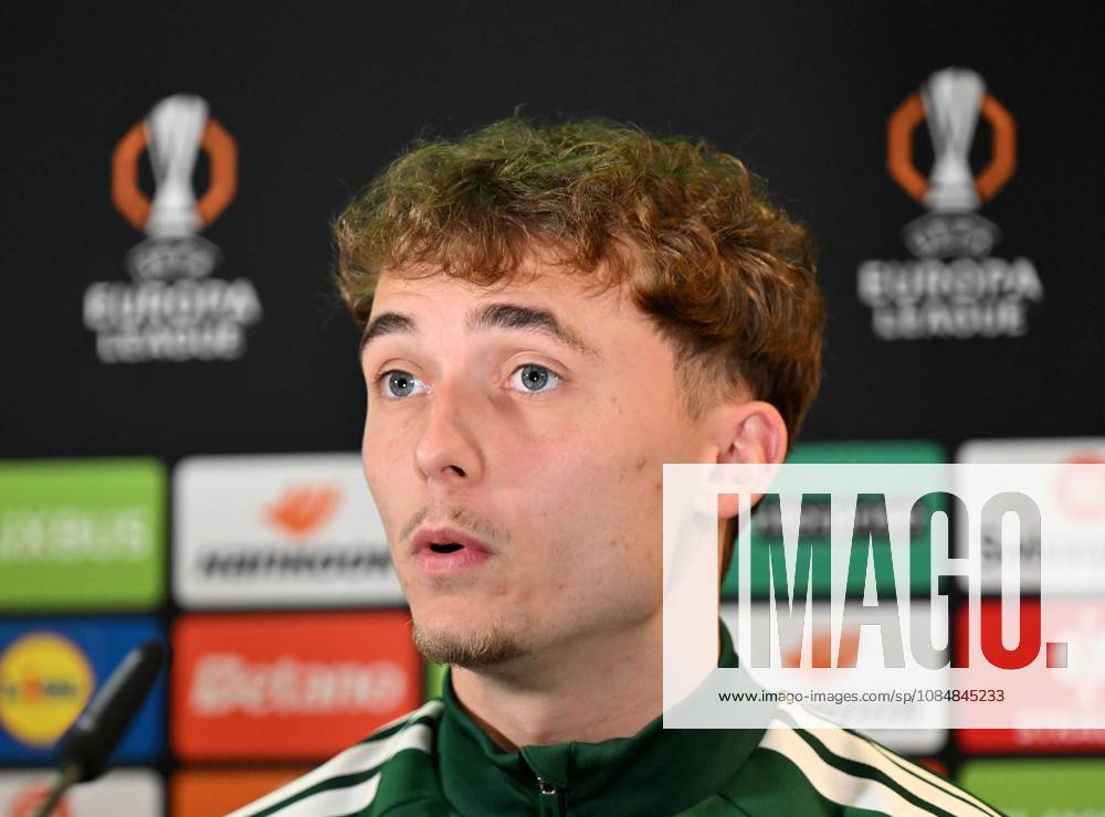 Callum Osmand of Celtic at press conference, PK, Pressekonferenz Celtic Training, Football, Lennoxtown Training Centre, Glasgow, Scotland, UK - 21 Oct 2026Glasgow Lennoxtown Training Centre Scotland United Kingdom