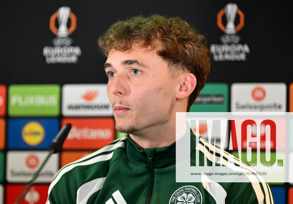 Callum Osmand of Celtic at press conference, PK, Pressekonferenz Celtic Training, Football, Lennoxtown Training Centre, Glasgow, Scotland, UK - 21 Oct 2026Glasgow Lennoxtown Training Centre Scotland United Kingdom
