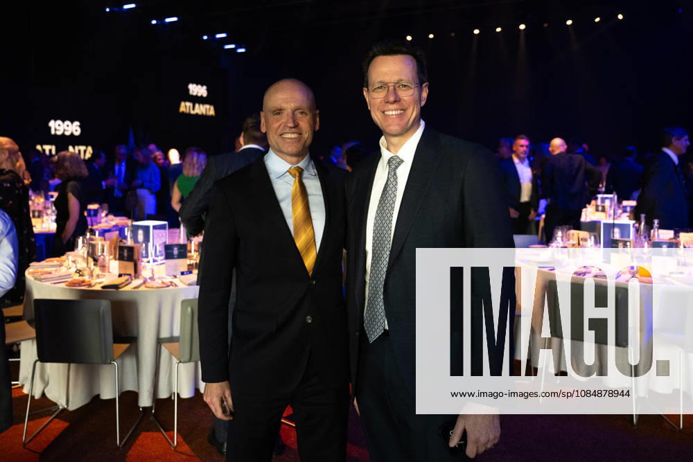 Olympic Games, Olympische Spiele, Olympia, OS ANNIVERSARY DINNER, AOC chief executive Mark Arbib and Australian Commission chief executive Kieren Perkins at the 1956 Olympic Games 70th Anniversary Celebrations, in Melbourne, Wednesday, October 21, 2026. ( NO ARCHIVING MELBOURNE VICTORIA Australia