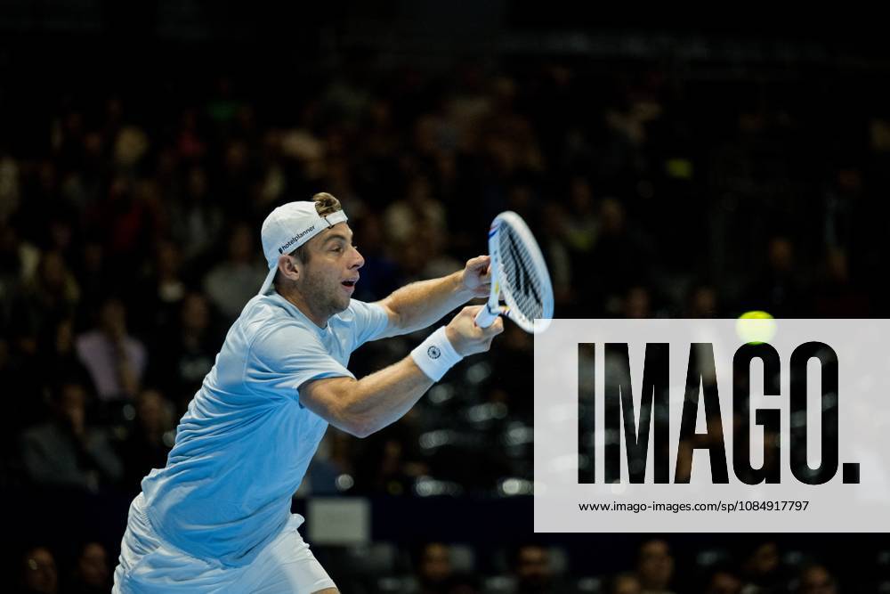 Tallon Griekspoor of the Netherlands pictured in action during the European Open ATP, Tennis Herren tennis tournament in Brussels, on Friday 23 October 2026. This year s edition of the tournament is taking place from 17 to 25 October JASPERxJACOBS x190758577x