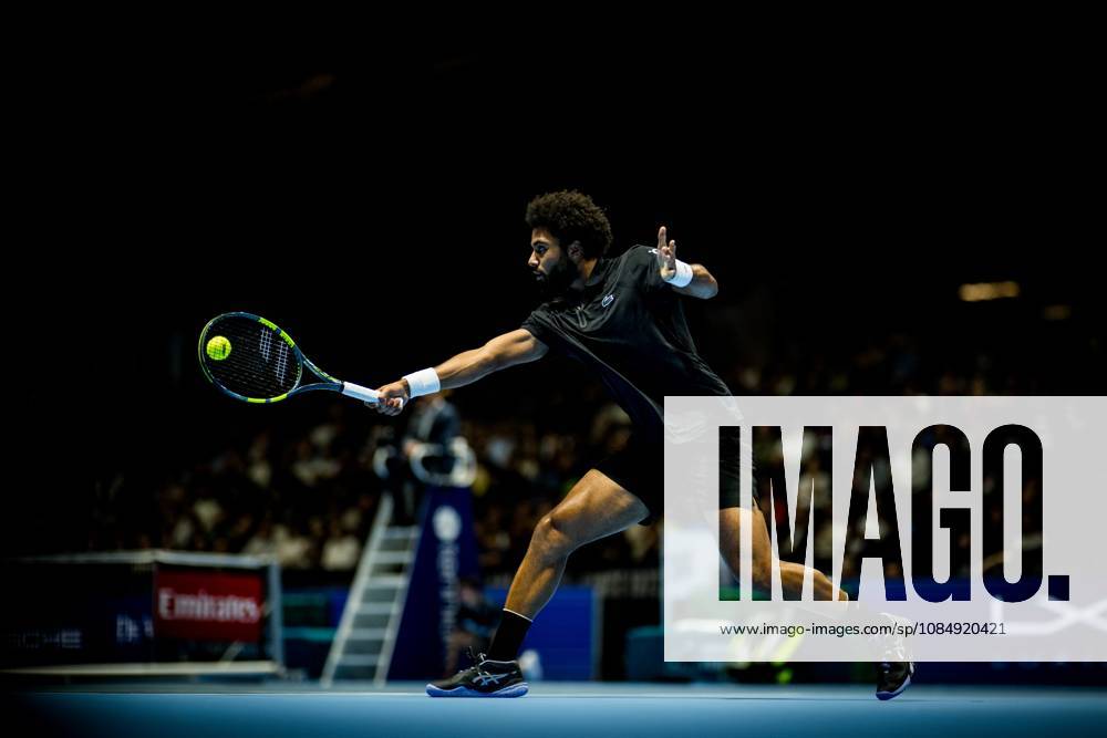 Arthur Fils of France pictured in action during the European Open ATP, Tennis Herren tennis tournament in Brussels, on Friday 23 October 2026. This year s edition of the tournament is taking place from 17 to 25 October JASPERxJACOBS x190774721x