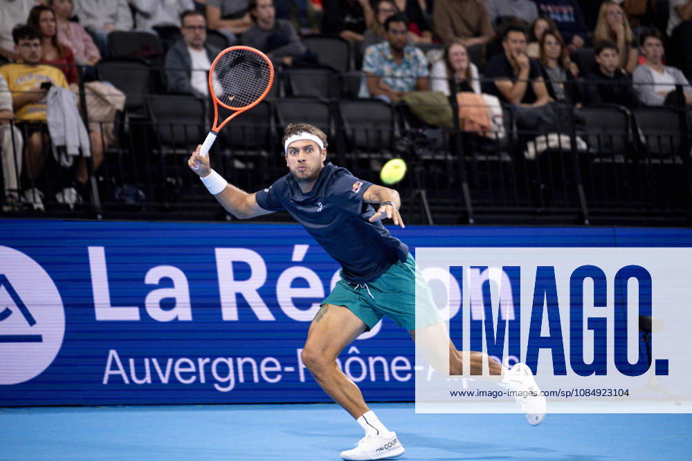 TENNIS : ATP, Tennis Herren 250 - Grand Prix Tennis AURA - Decines (France) 23 10 2026 Flavio COBOLLI (ITA)vs Brandon NAKASHIMA (USA) during the tournament of the Auvergne Rhône-Alpes Grand Prix at the LDLC Arena in Décines on October 23, 2026. Photo Sandrine Thesillat PsNewZ