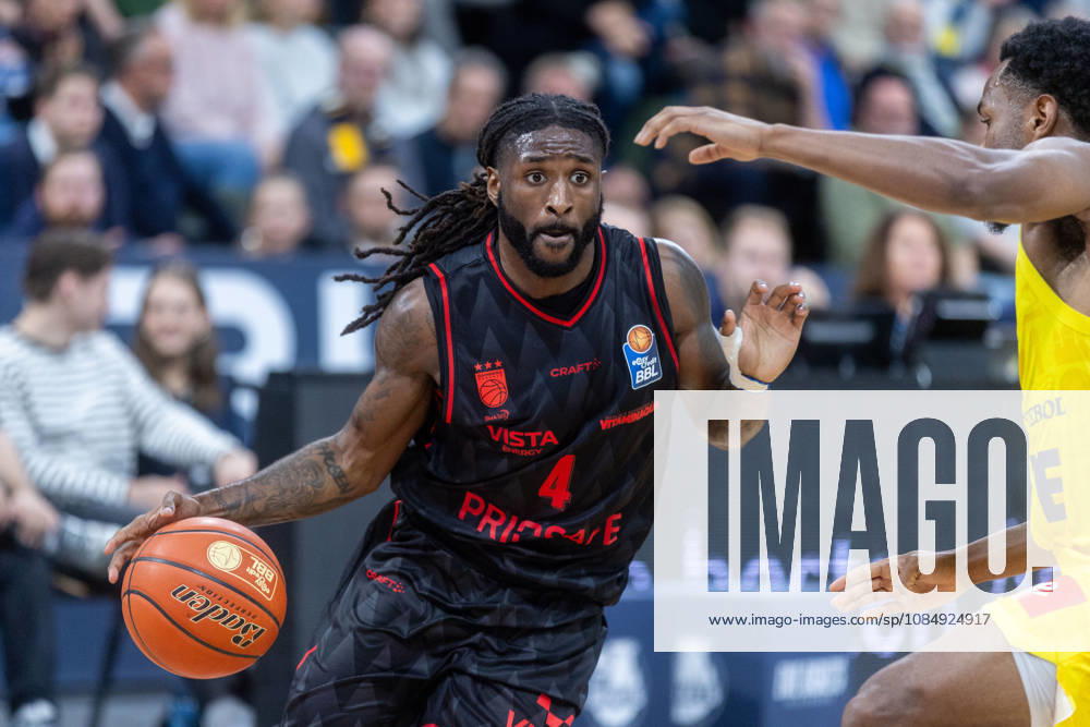 Oldenburg, Lower Saxony, Germany, October 23, 2026, Jordan Jones, BMA365 Bamberg Baskets, EWE Baskets Oldenburg vs. BMA365 Bamberg Baskets, Basketball 1, Basketball Bundesliga, 2026–2027 Season, Matchday 6, Grosse EWE Arena: EWE Baskets Oldenburg vs. BMA365 Bamberg Baskets www.andreas-burmann.de