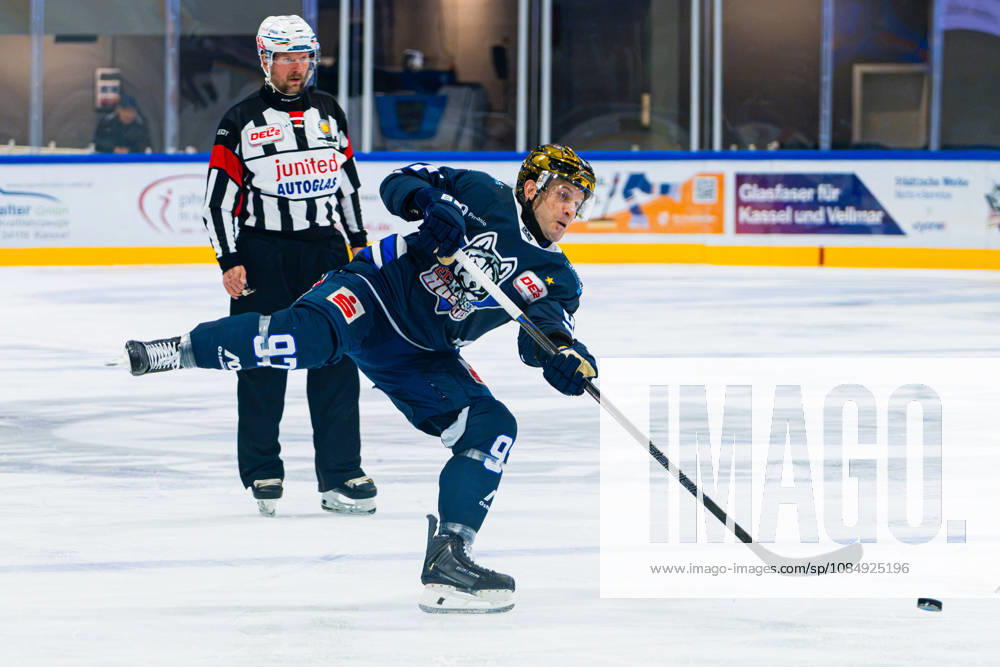 Kassel, Germany, October 22, 2026; DEL2 2026–2027, Game 11: Kassel Huskies vs. Blue Devils Weiden; Pictured: Matt White, ECK Probonio Arena, Hesse