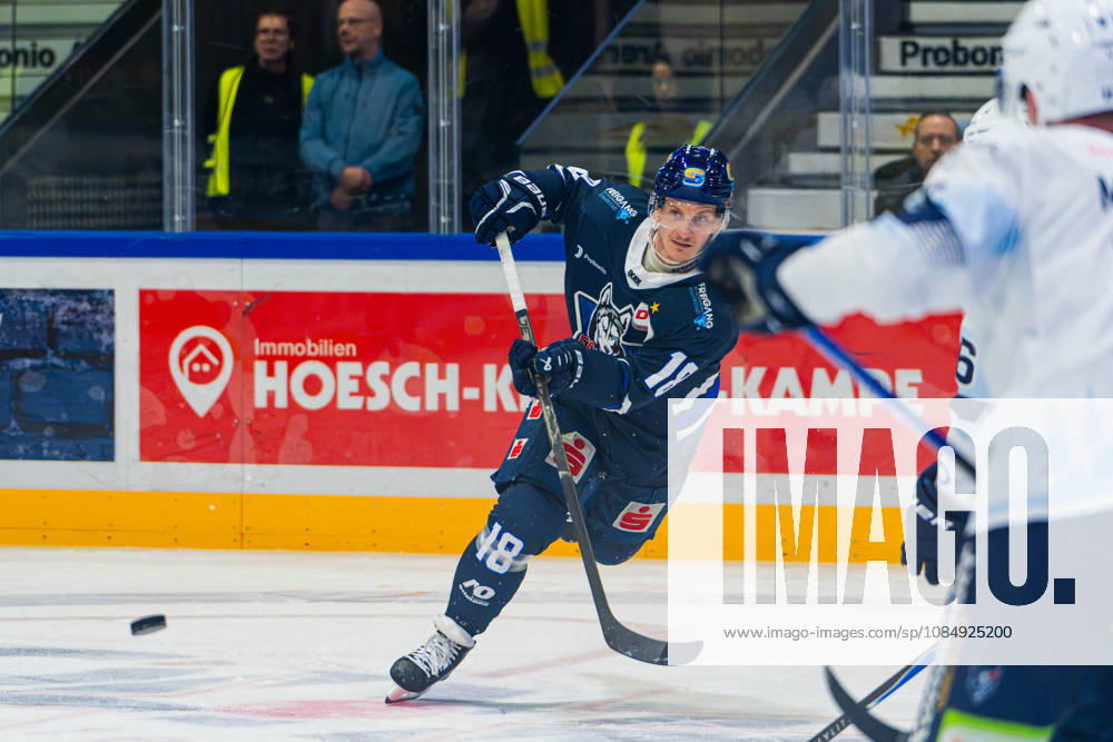 Kassel, Germany, October 22, 2026; DEL2 2026–2027, Game 11: Kassel Huskies vs. Blue Devils Weiden. Pictured: Laurin Braun, ECK Probonio Arena, Hesse
