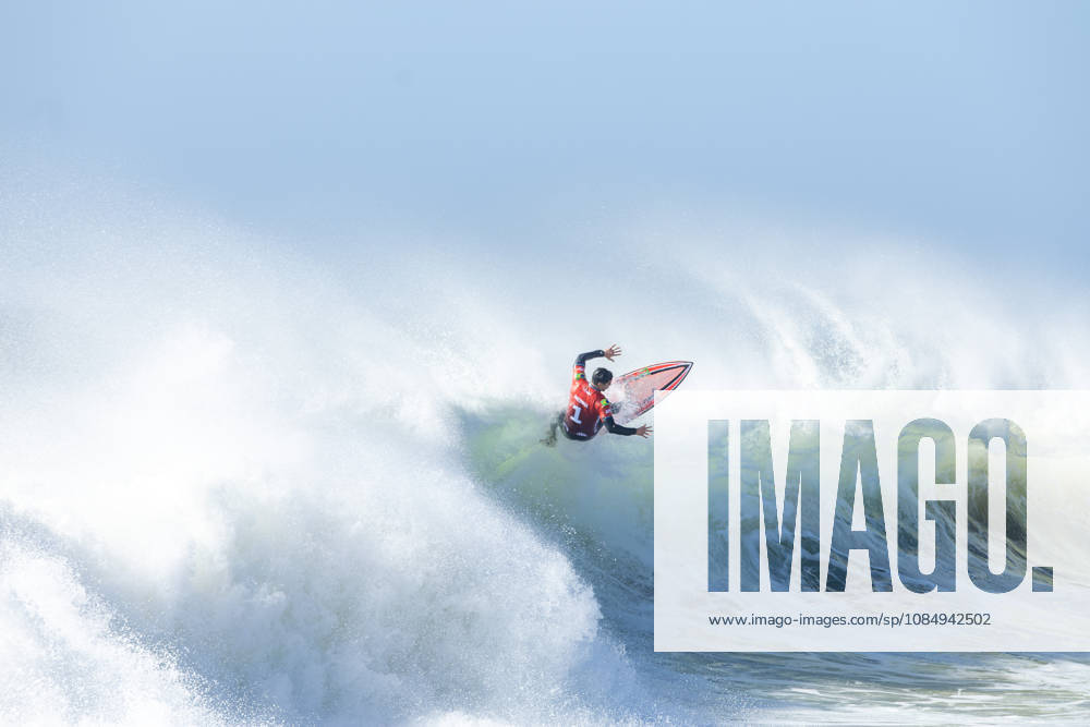MEO Rip Curl Pro Portugal 2026 Surf Championship Tour At Supertubos Gabriel Medina of Brazil performs a maneuver on a wave during the MEO Rip Curl Pro Portugal Presented by Corona Cero, a World Surf League Championship Tour event, at Supertubos Beach in Peniche, Portugal, on October 23, 2026. Peniche Portugal