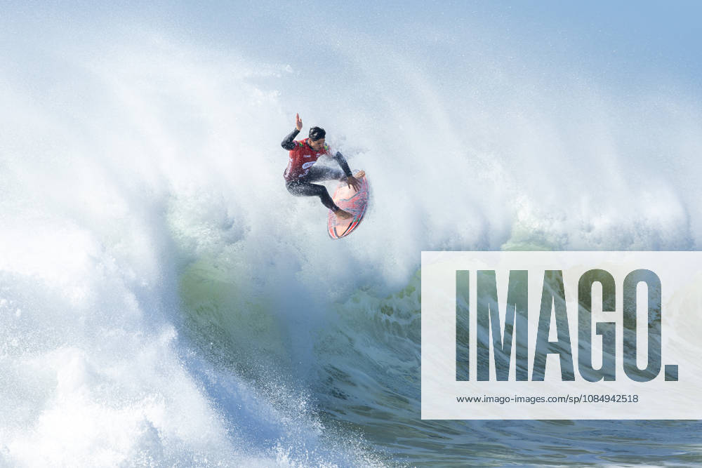 MEO Rip Curl Pro Portugal 2026 Surf Championship Tour At Supertubos Gabriel Medina of Brazil performs a maneuver on a wave during the MEO Rip Curl Pro Portugal Presented by Corona Cero, a World Surf League Championship Tour event, at Supertubos Beach in Peniche, Portugal, on October 23, 2026. Peniche Portugal