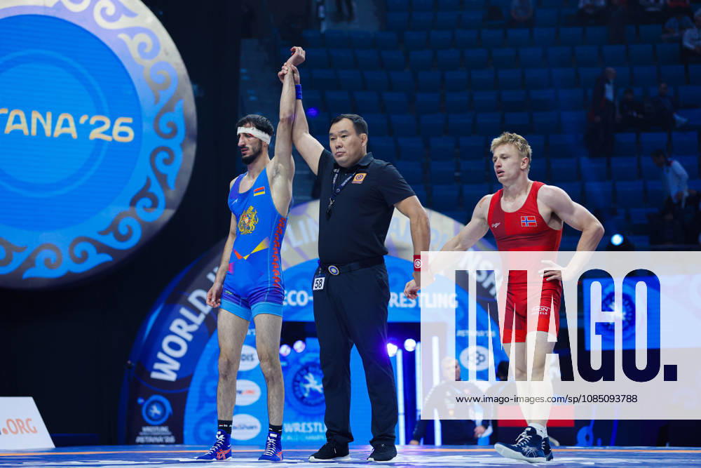 Senior World Championships, 67 kg Greco-Roman: Slavik Galstyan (ARM) defeated Haavard Joergensen (NOR)