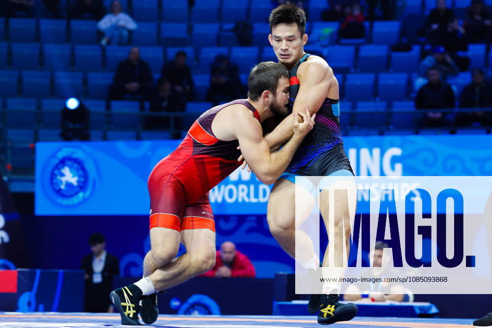 Senior World Championships, 87 kg Greco-Roman: Likui Shi (CHN) defeated Aleksandr Andreevitch Komarov (SRB)