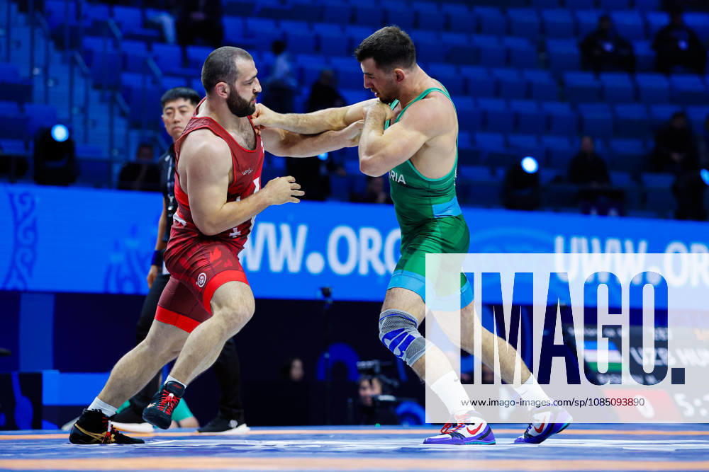 Senior World Championships, 87 kg Greco-Roman: Semen Sergeevich Novikov (BUL) defeated Lasha Gobadze (GEO)