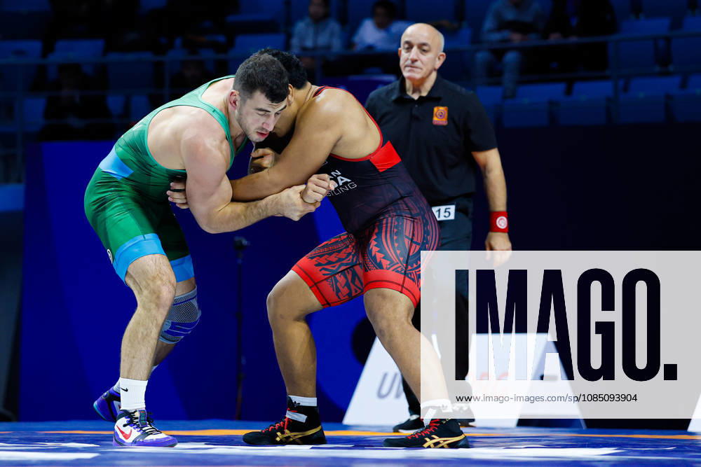 Senior World Championships, 87 kg Greco-Roman: Semen Sergeevich Novikov (BUL) def. Latana Iuta Sopa (ASA)