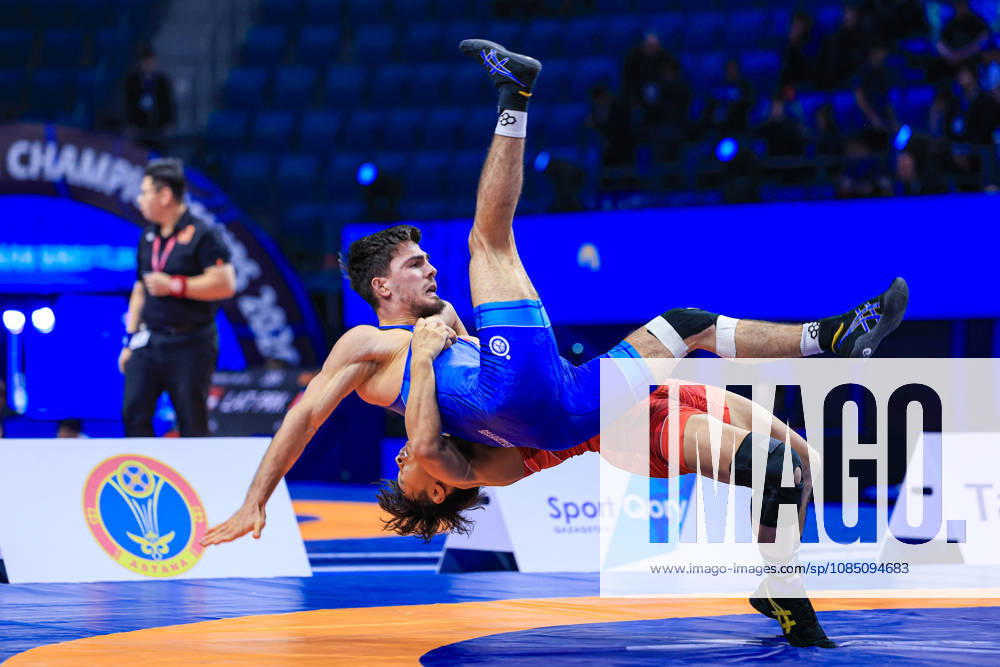 Senior World Championships, 63 kg Greco-Roman: Kaisei Tanabe (JPN) defeated Mairbek Salimov (POL)