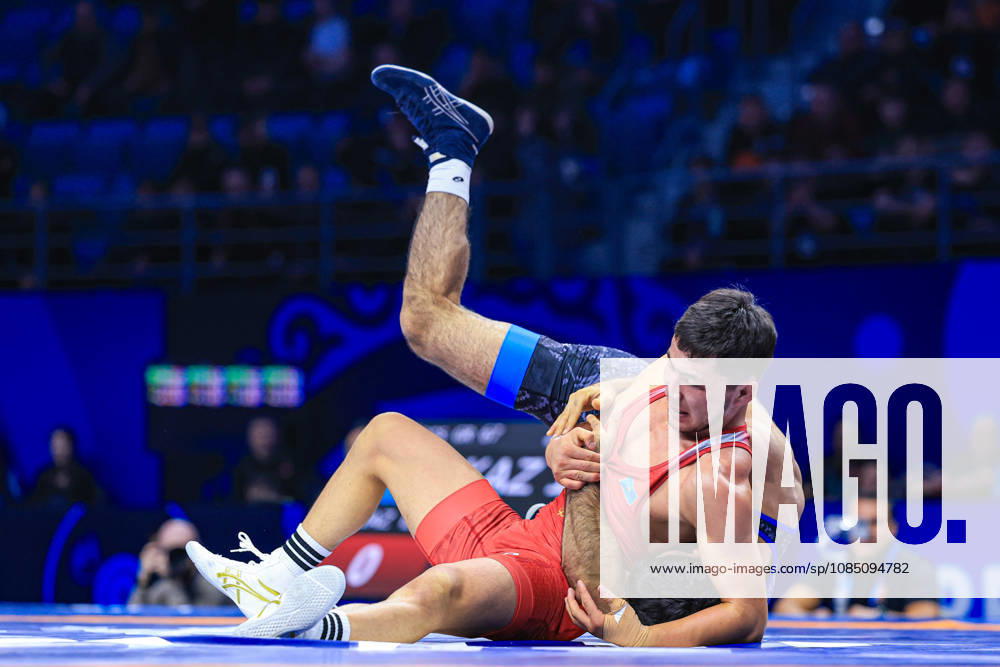 Senior World Championships, 67 kg, Greco-Roman: Saeid Morad Gholi Esmaeili Leivesi (IRI) vs. Bagdat Sabaz (KAZ)