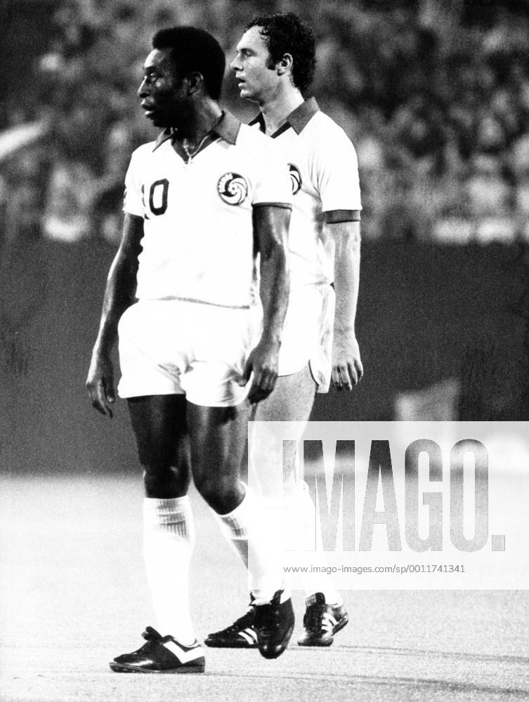 Pele und Franz Beckenbauer (beide Cosmos New York)