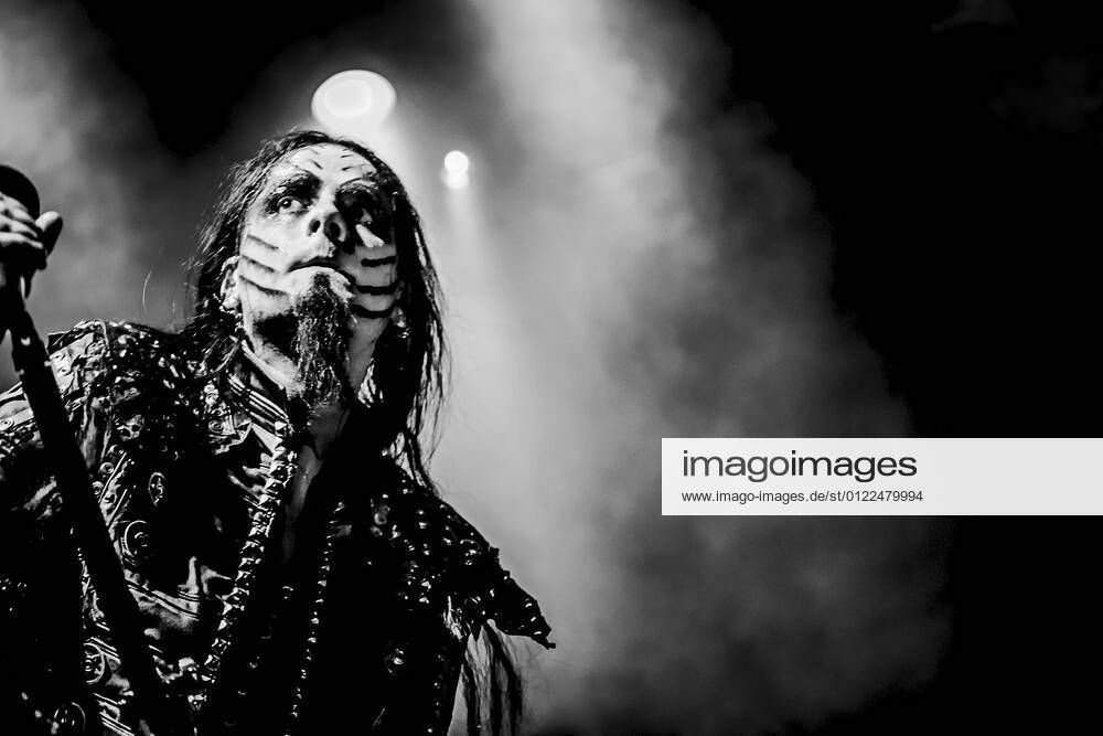 Dimmu Borgir The Norwegian symphonic black metal band Dimmu Borgir performs live at Ole Bull Scene in Bergen. Here vocalist Shagrath is seen live on stage. Norway, 28 05 2012. Bergen Norway
