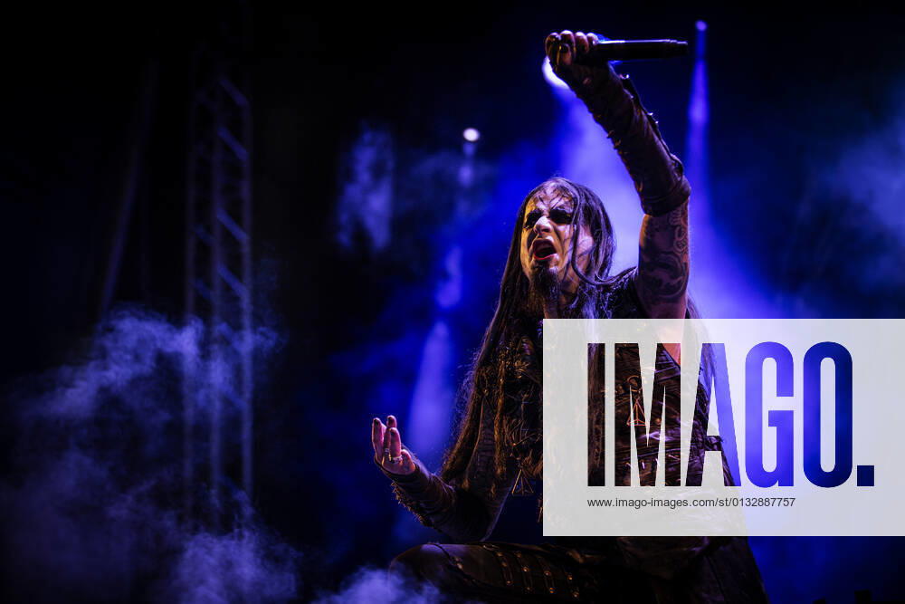 Dimmu Borgir Copenhagen, Denmark - June 22nd, 2019. The Norwegian symphonic black metal band Dimmu Borgir performs a live concert during the Danish heavy metal festival Copenhell 2019 in Copenhagen. Here vocalist Shagrath is seen live on stage. Copenhagen Denmark