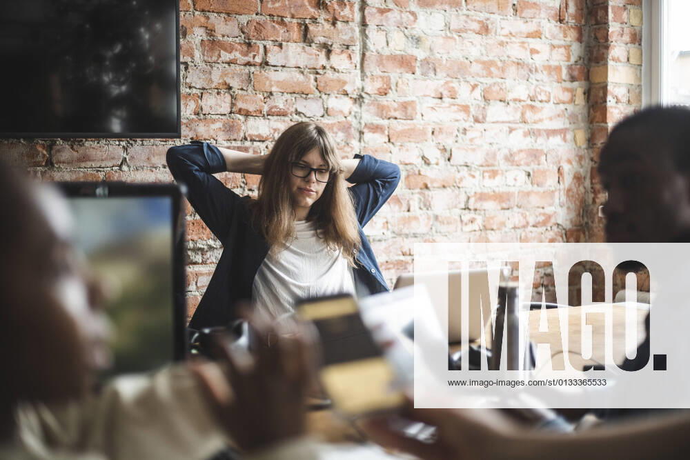 Female and male hackers working at startup company Sweden, Stockholm, model released, property released