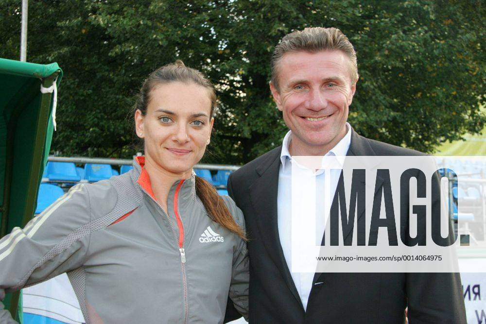 Pole vaulters Elena Isinbaeva and Sergey Bubka GenriettaxPeryan