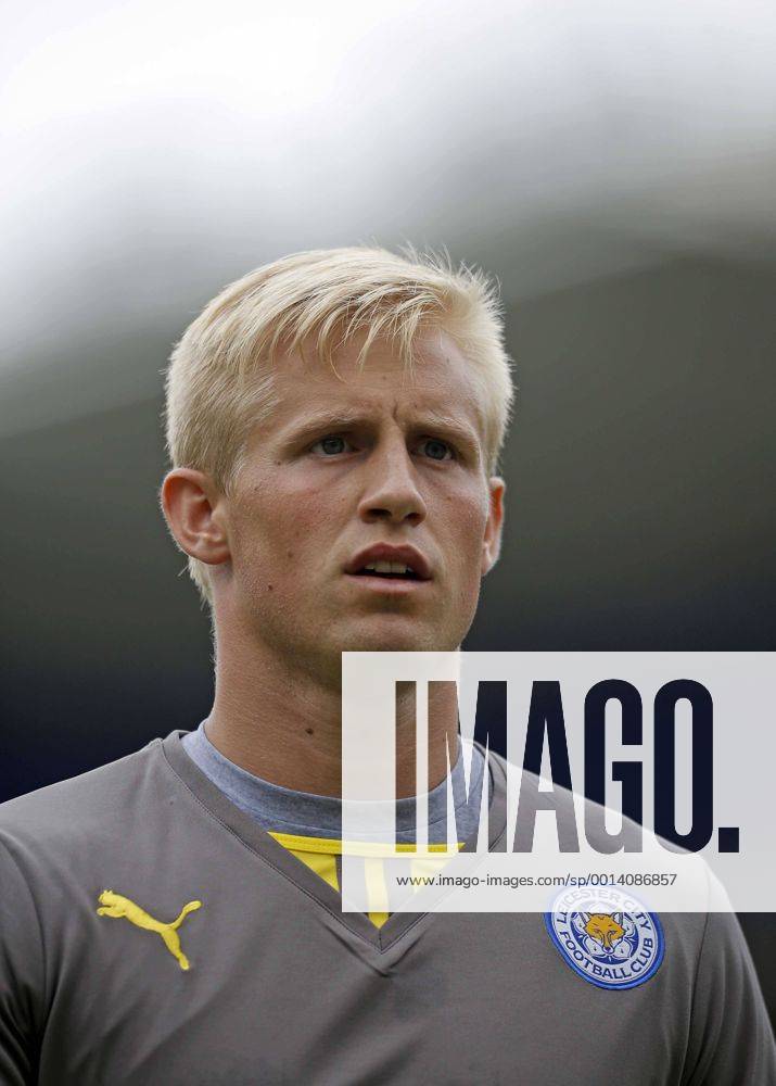 Kasper Schmeichel of Leicester City - Football - Leicester City vs AS Monaco - King Power Stadium Leicester - 27th July 2013 - Credit Malcolm Couzens Sportimage .
