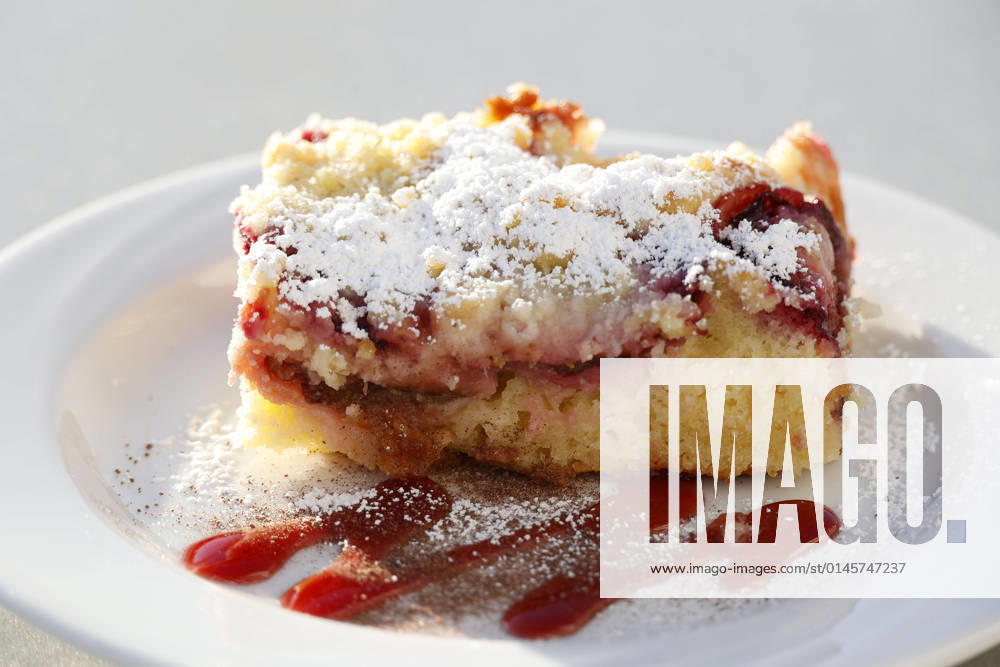 A piece of plum cake