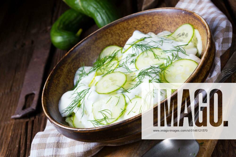 IMAGO Creative, Food, Gurkensalat salad cucumber, 22.09.2021,