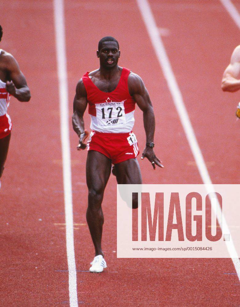 Athletics - 1986 Edinburgh Commonwealth Games - Men s 100m Heats Canada s Ben Johnson at Meadowbank Stadium.