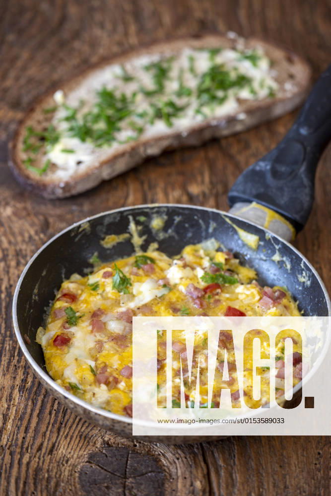 Scrambled eggs in a pan on wood, model released, , property released, , 33084826.jpg, egg, cooking, pan, fresh, breakfast, scrambled, healthy, dish, toast, meal, food, delicious, cooked, bread, table, plate, yellow, lunch, eating, cuisine, american, brunch, background, closeup, traditional, morning, fried, diet, vegetable, wood, rustic, parsley, overhead, omelet, wooden, pepper, pork, scramble, ham, bacon, eggs, scrambled eggs, fry, culinary, tasty