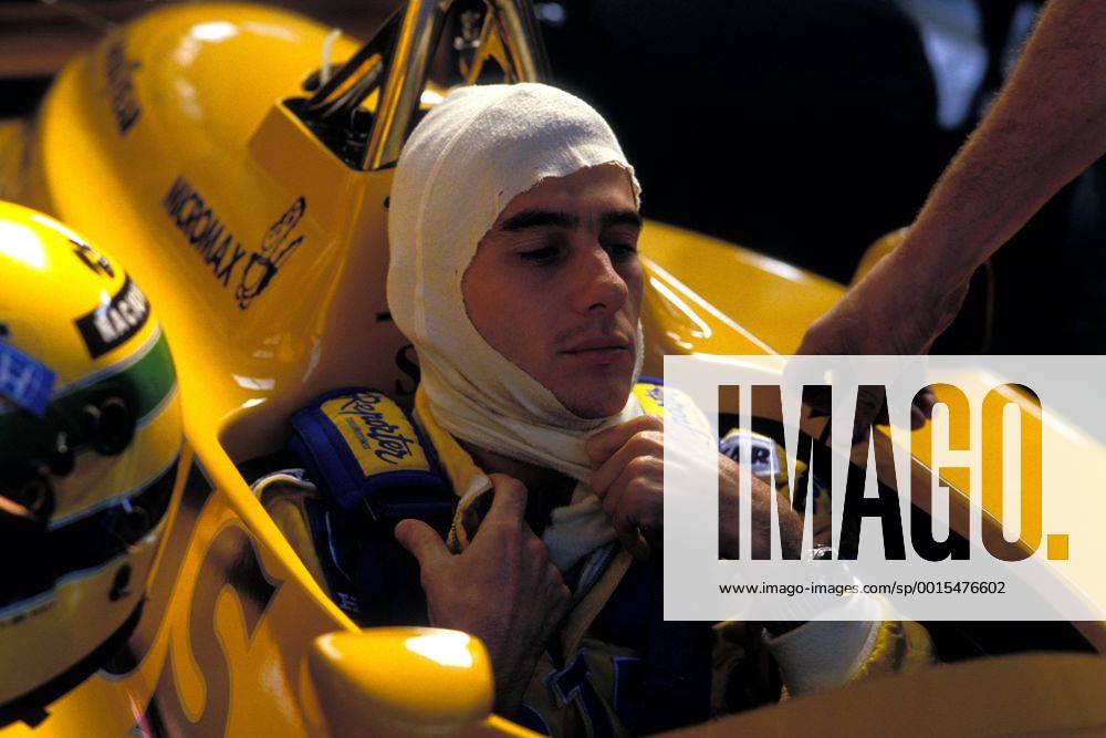 Großer Preis von Deutschland auf dem Hockenheimring: Ayrton Senna (Lotus) im Cockpit seines Boliden