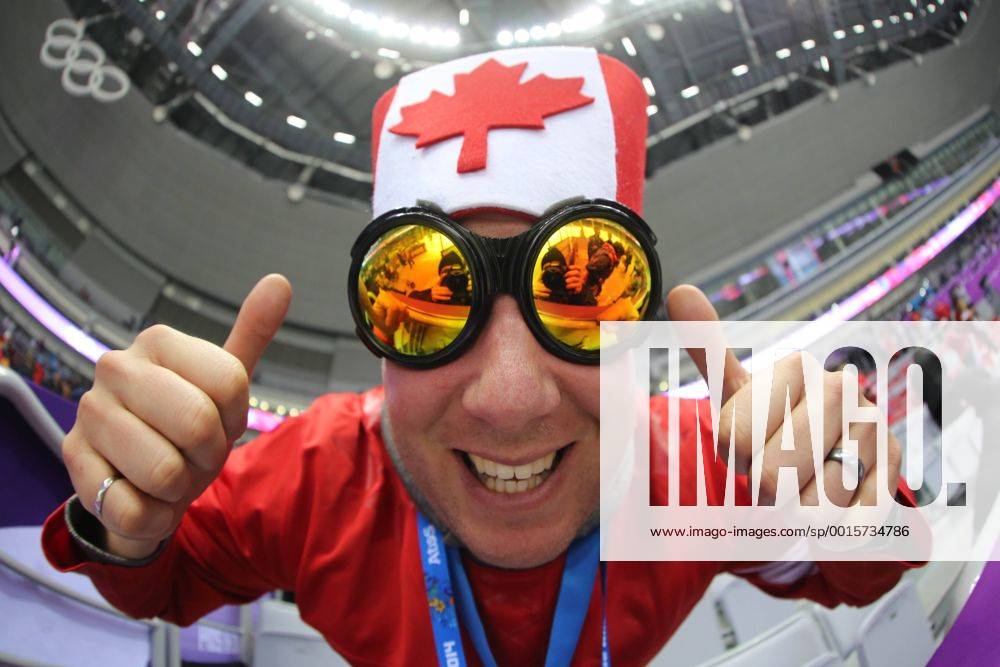 The XXII Winter Olympic Games 2014 in Sotchi, Olympics, Olympische Winterspiele Sotschi 2014 Fan of Canada Christiansx