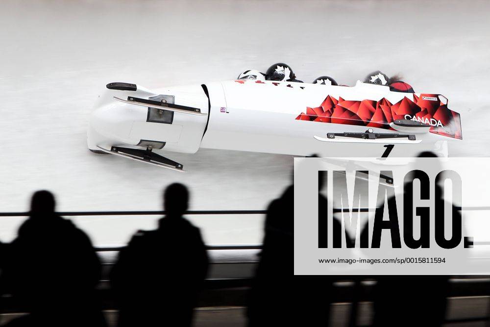 The XXII Winter Olympic Games 2014 in Sotchi, Olympics - Olympische Winterspiele Sotschi 2014, Four-man Bobsleigh Heat 2, Justin Kripps, Jesse Lumsden, Cody Sorensen, Ben Coakwell CAN, Canada, Kanada, Christiansx