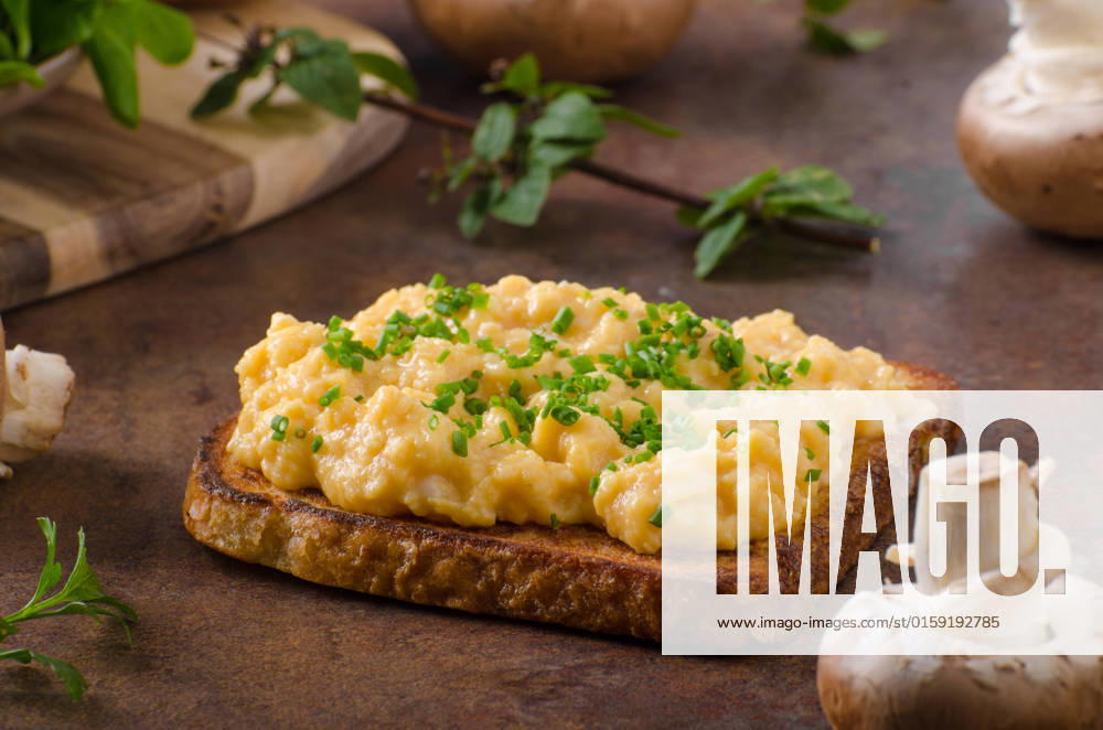 Scrambled eggs French toast with fresh mushrooms, fresh herbs , 22973284.jpg, scrambled, eggs, toast, breakfast, egg, bread, food, meal, fried, healthy, dish, fresh, closeup, yellow, bacon, plate, delicious, morning, lunch, herbs, background, white, gourmet, cuisine, cooked, fork, tofu, pan, green, parsley, nobody, horizontal, salad, nutrition, dinner, brunch, tomato, omelet, microgreens, sausage, juice, bio, organic, rustic, styled, mushrooms, herbs, wood, salad, microgreens,