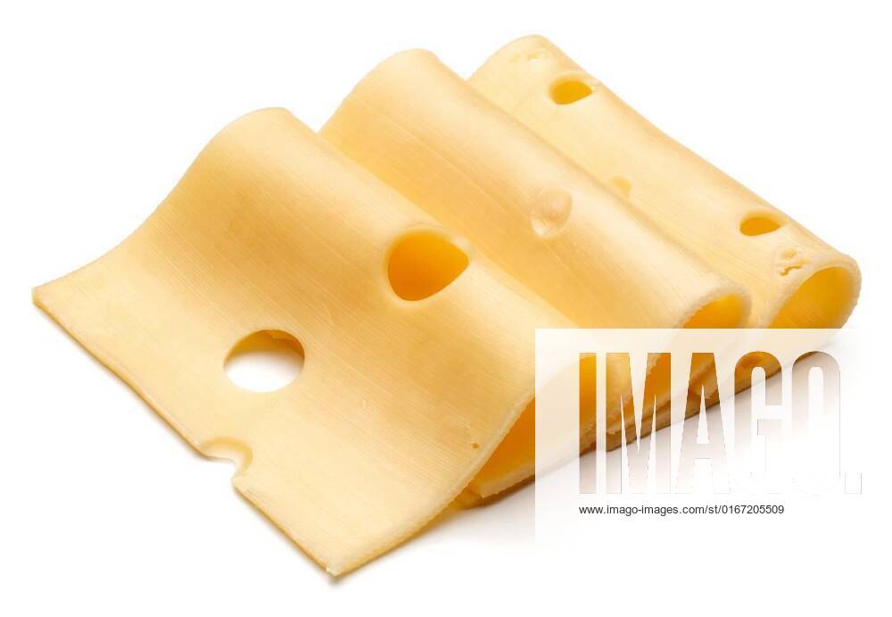 Cheese slices isolated on white background cutout, cheese slices isolated on white background cutout, 04.08.2021,