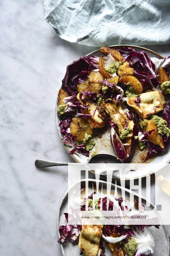 Halloumi Orange Salad