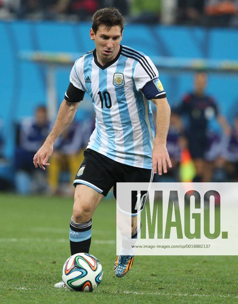 Belo Horizonte, FIFA, Fussball Männer, Fussball Weiltmeisterschaften 2014, FIFA world cup 2014 , Halbfinale, Semifinal , Niederlande vs Argentinien 09.07.2014, Arena Corinthians Sao Paulo, Messi Argentinien,