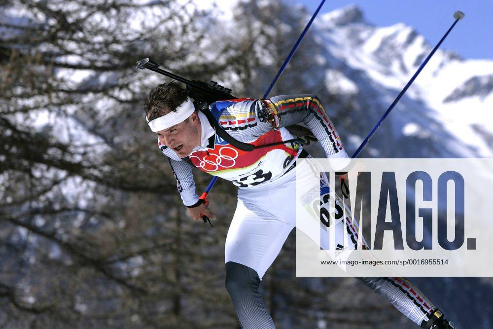 FISCHER Sven 20km Biathlon Individual Biathlon 20km Individual in Cesana am 11.02.2006 Olympische Winterspiele 2006 in Turin Italien