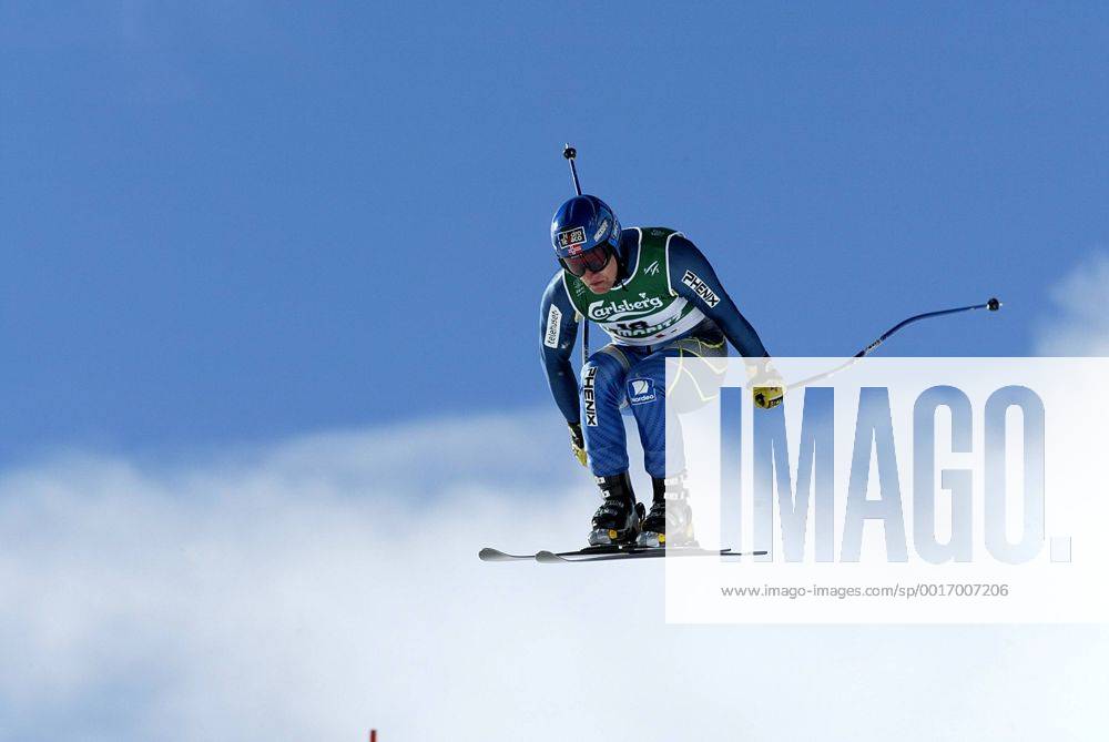 AAMODT Kjetil-Andre FIS Ski Alpine Weltmeisterschaften 2003 in St.Moritz.Wettbewerb Männer Abfahrt.Sport Wintersport Ski Alpine Aktion. Copyright