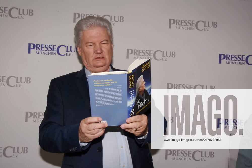 Sigmund Gottlieb Author Munich 10 10 2022 Press Club Munich Press Talk with Sigmund Gottlieb Book Presentation SO NOT Munich