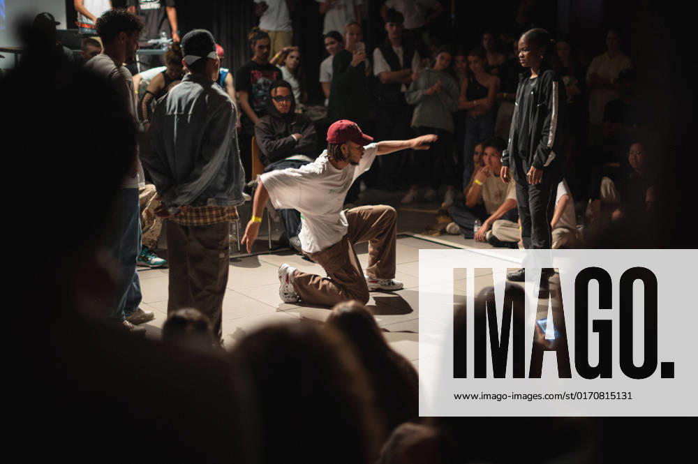 Orion dances at MAF Battle, urban and street dance event organized by Mafiia Crew during El Pilar fiestas in Zaragoza, Spain Zaragoza Spain