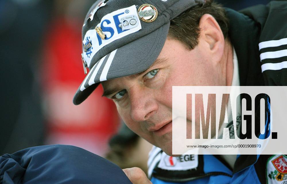 Bundestrainer Wolfgang Hoppe (Deutschland) Bobsport EM Damen Weltcup 2005 2006, Welt Cup, Worldcup, World, WC, Zweierbob, Zweier, 2er, 2 er, Europameisterschaft Porträt St. Moritz