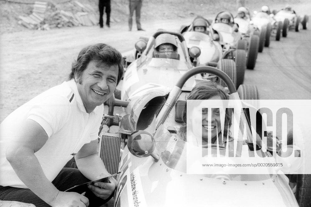 Fahrlehrgang 1971 auf dem Nürburgring, Hans Herrmann und Rosi Mittermaier