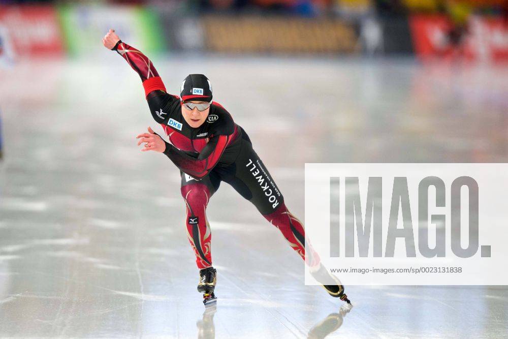 Eisschnelllauf Berlin 06.03.2016 Mehrkampf Weltmeisterschaft WM 1500 m Damen Frauen Claudia Pechstein (GER)