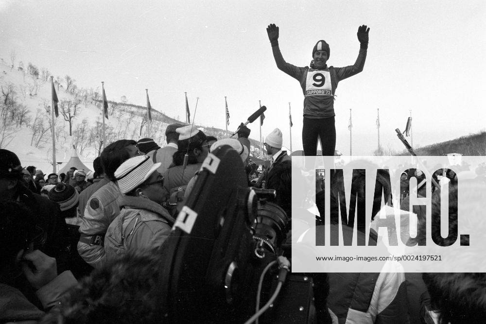 Riesenslalom Olympische Spiele 1972 in Sapporo, Olympiasieger Gustav Thöni (Italien)