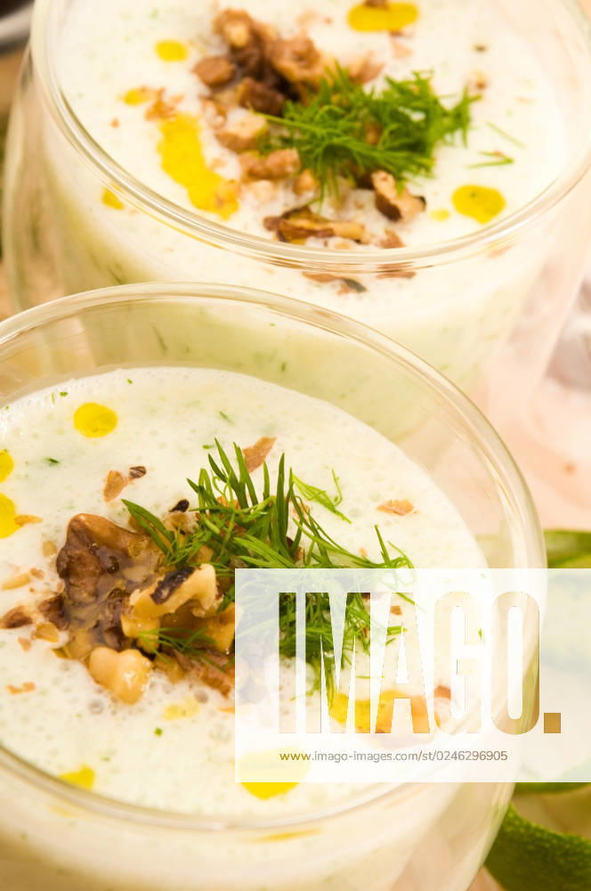 Tarator - traditional bulgarian cold summer soup