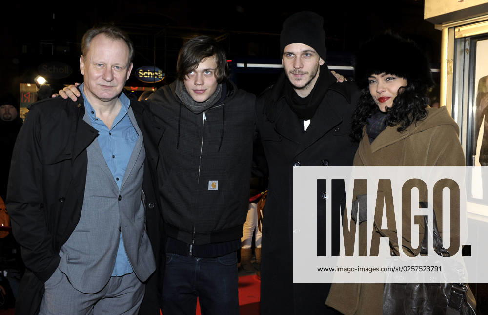 STOCKHOLM 20091113 Stellan Skarsgard, Bill Skarsgard and Gustaf Skarsgard at the gala premiere of the movie Snabba Cash in Stockholm on Wednesday STOCKHOLM Sweden